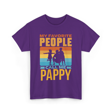 My Favorite People Pappy T-Shirt - Purple