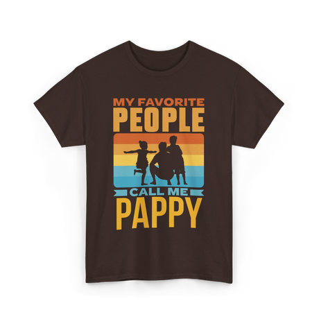 My Favorite People Pappy T-Shirt - Dark Chocolate