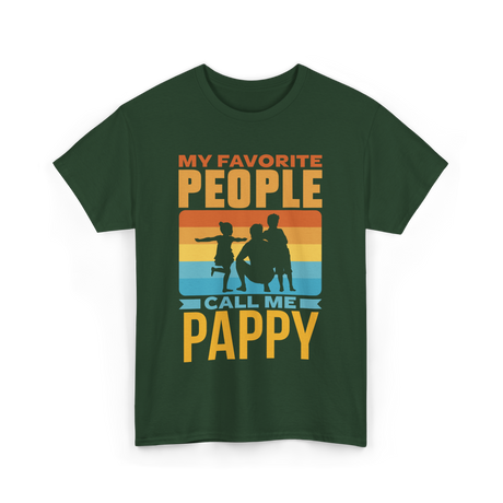 My Favorite People Pappy T-Shirt - Forest Green