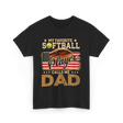 My Favorite Softball Player Dad T-Shirt - Black