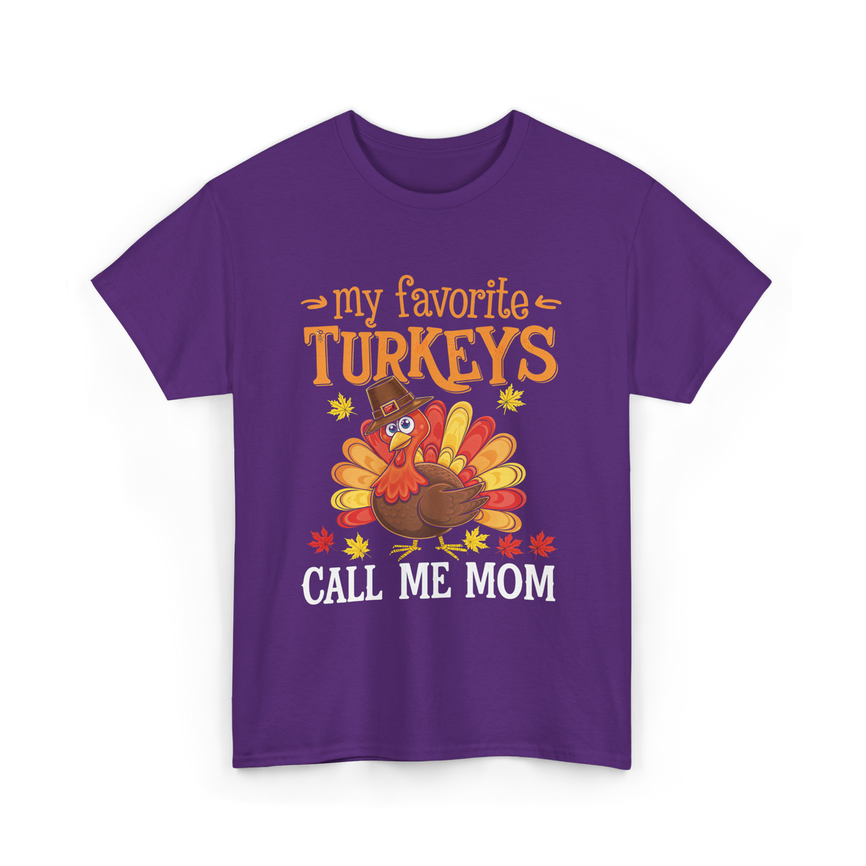 My Favorite Turkeys T-Shirt - Purple