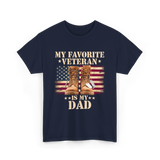 My Favorite Veteran Dad T-Shirt - Navy