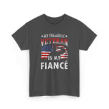 My Favourite Veteran Is My Fiancé Veteran T-Shirt - Dark Heather