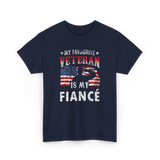 My Favourite Veteran Is My Fiancé Veteran T-Shirt - Navy