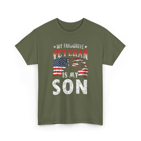 My Favourite Veteran T-Shirt - Military Green