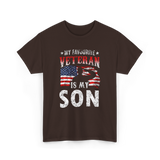 My Favourite Veteran T-Shirt - Dark Chocolate