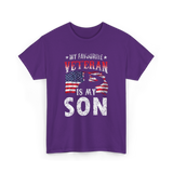 My Favourite Veteran T-Shirt - Purple