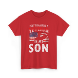 My Favourite Veteran T-Shirt - Red