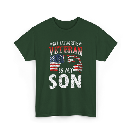 My Favourite Veteran T-Shirt - Forest Green