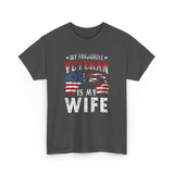 My Favourite Veteran Wife Veterans T-Shirt - Dark Heather