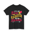 My First Birthday Mommy T-Shirt - Black