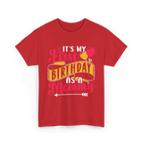 My First Birthday Mommy T-Shirt - Red