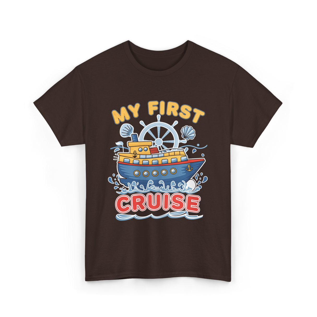 My First Cruise Kids Adventure T-Shirt - Dark Chocolate