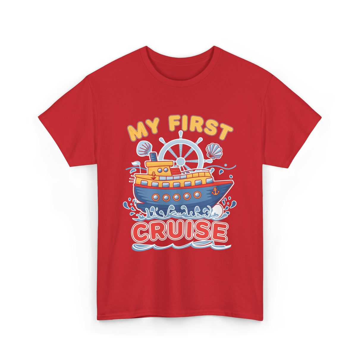 My First Cruise Kids Adventure T-Shirt - Red