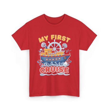 My First Cruise Kids Adventure T-Shirt - Red