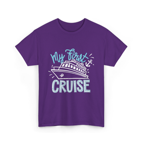 My First Cruise T-Shirt - Purple