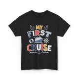 My First Cruise Travel Adventure T-Shirt - Black