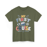 My First Cruise Travel Adventure T-Shirt - Military Green