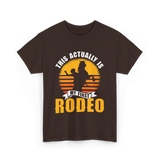 My First Rodeo Rodeo Cowboy T-Shirt - Dark Chocolate