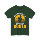 My First Rodeo Rodeo Cowboy T-Shirt - Forest Green