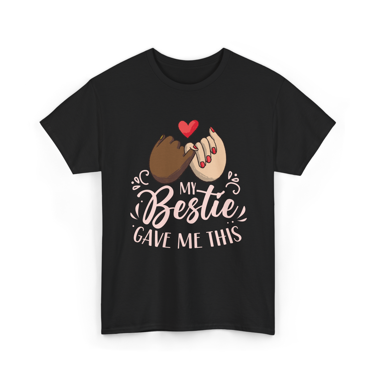 My Gave Me Friendship T-Shirt - Black