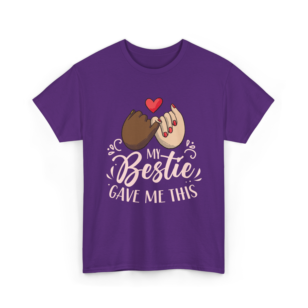 My Gave Me Friendship T-Shirt - Purple