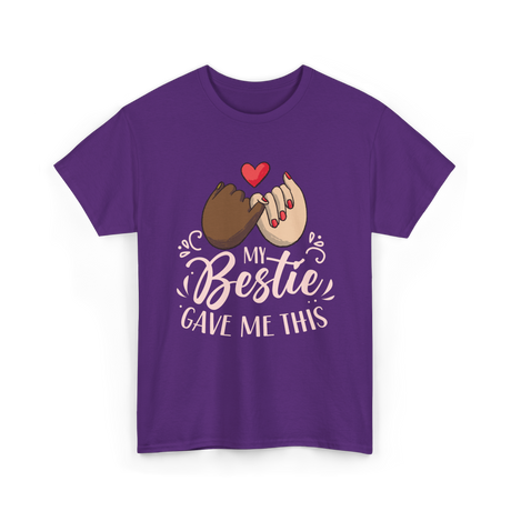 My Gave Me Friendship T-Shirt - Purple