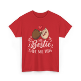 My Gave Me Friendship T-Shirt - Red