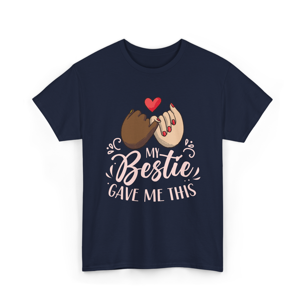 My Gave Me Friendship T-Shirt - Navy