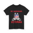 My Grandma Veteran Military T-Shirt - Black