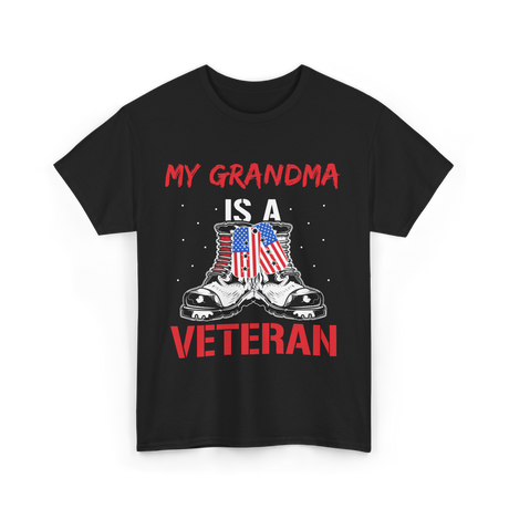 My Grandma Veteran Military T-Shirt - Black