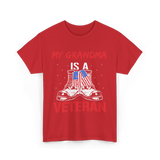 My Grandma Veteran Military T-Shirt - Red