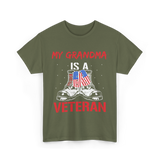 My Grandma Veteran Military T-Shirt - Military Green