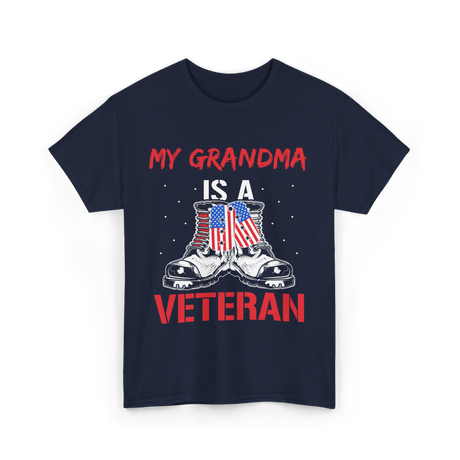 My Grandma Veteran Military T-Shirt - Navy