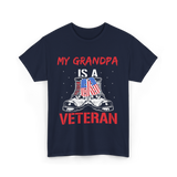 My Grandpa Veteran Patriotic T-Shirt - Navy