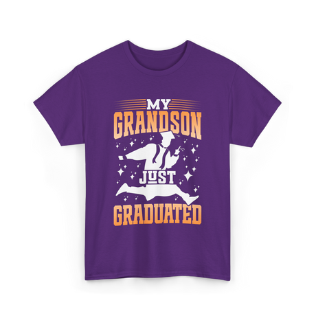 My Grandson Just Graduated Graduation T-Shirt - Purple