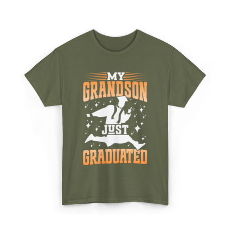 My Grandson Just Graduated Graduation T-Shirt - Military Green