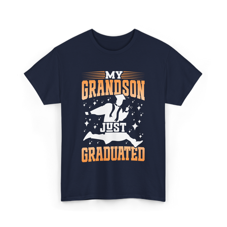 My Grandson Just Graduated Graduation T-Shirt - Navy