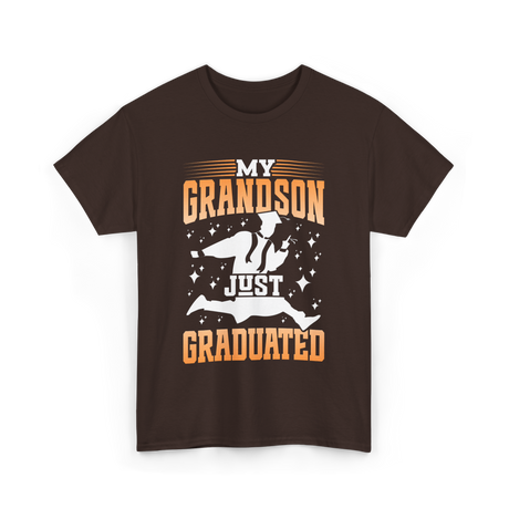 My Grandson Just Graduated Graduation T-Shirt - Dark Chocolate