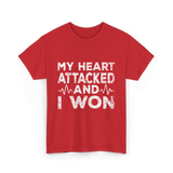 My Heart Attacked Heart T-Shirt - Red