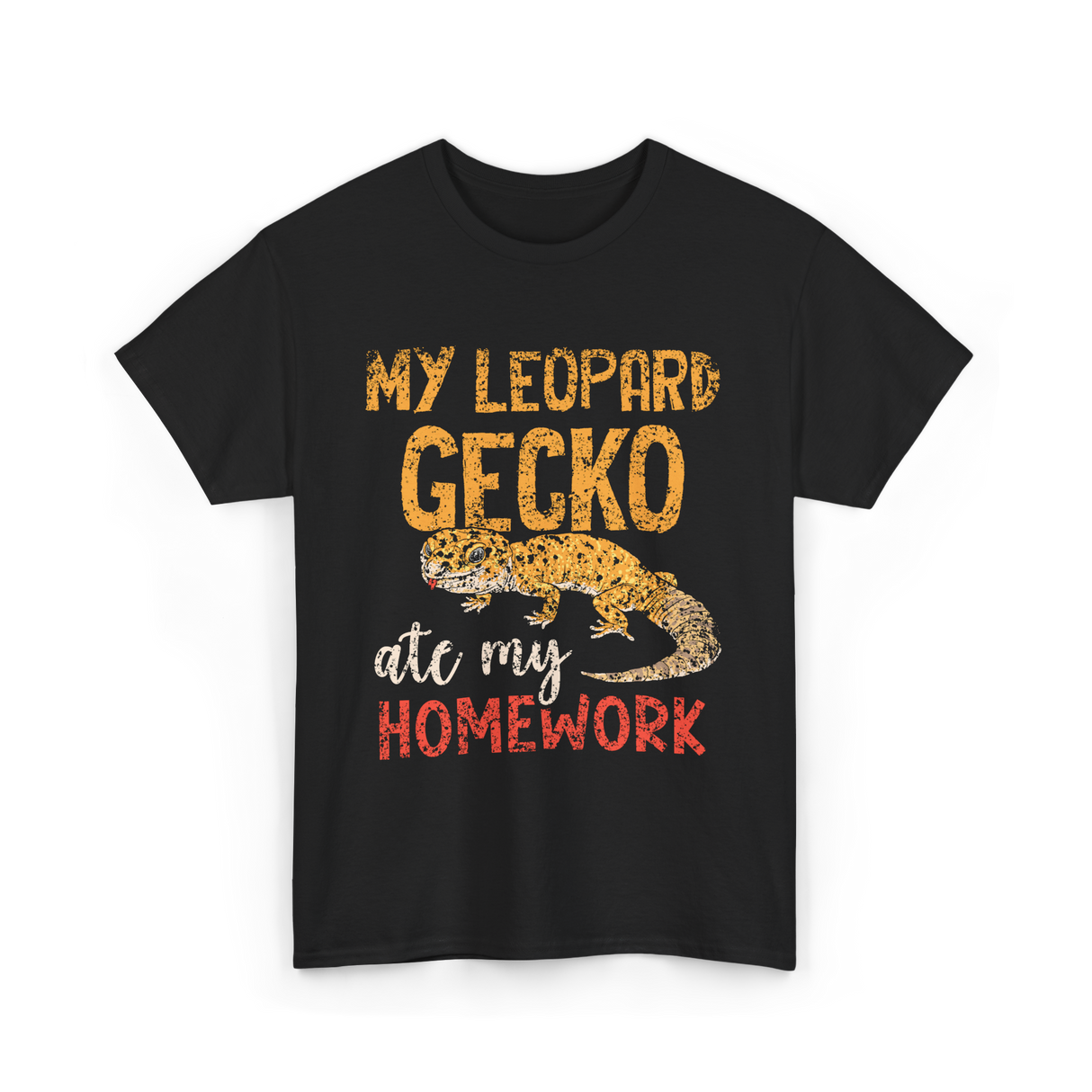 My Leopard Gecko Geckos T-Shirt - Black