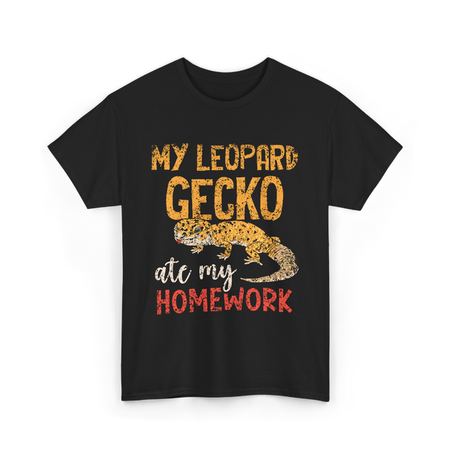 My Leopard Gecko Geckos T-Shirt - Black