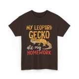 My Leopard Gecko Geckos T-Shirt - Dark Chocolate