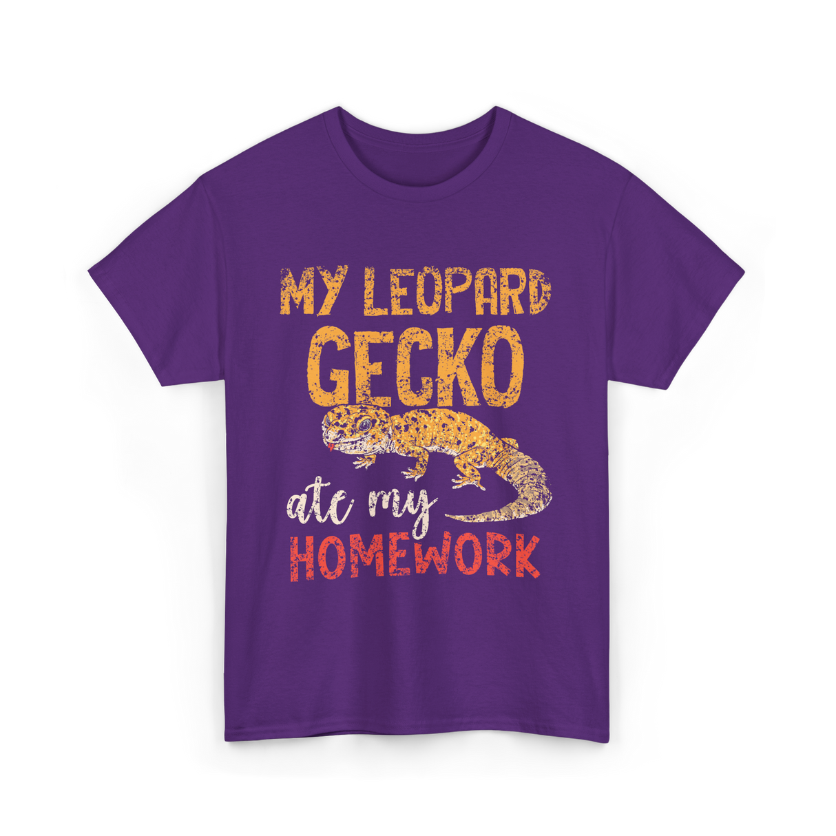 My Leopard Gecko Geckos T-Shirt - Purple