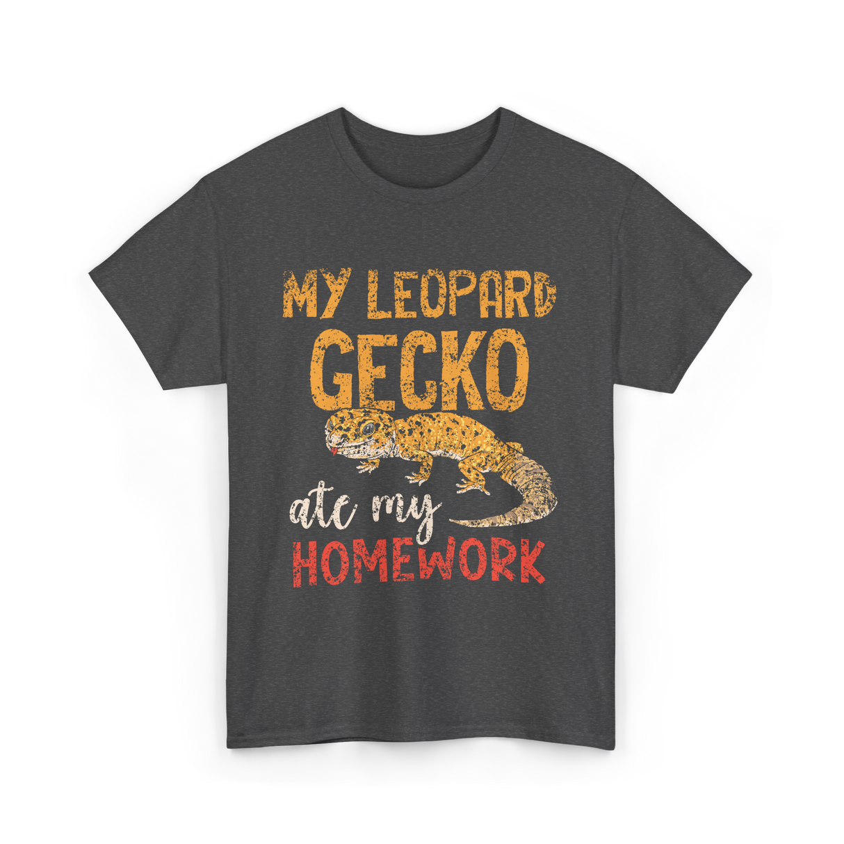 My Leopard Gecko Geckos T-Shirt - Dark Heather