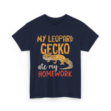 My Leopard Gecko Geckos T-Shirt - Navy