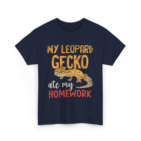 My Leopard Gecko Geckos T-Shirt - Navy