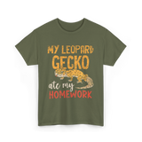 My Leopard Gecko Geckos T-Shirt - Military Green