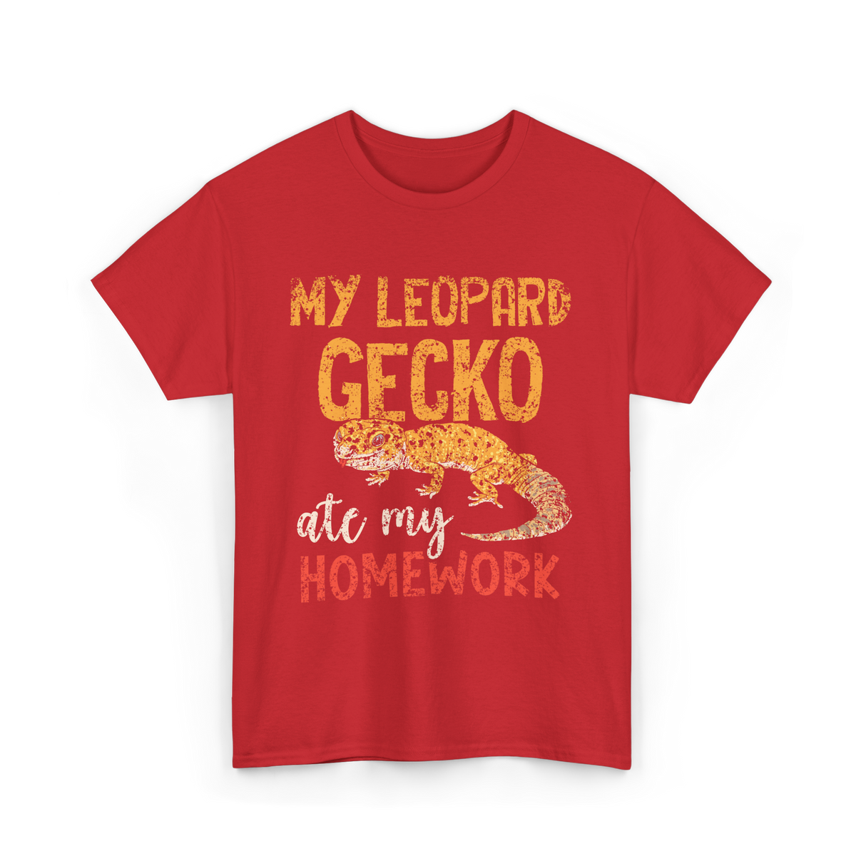 My Leopard Gecko Geckos T-Shirt - Red