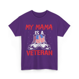 My Mama Military Mom Veterans T-Shirt - Purple